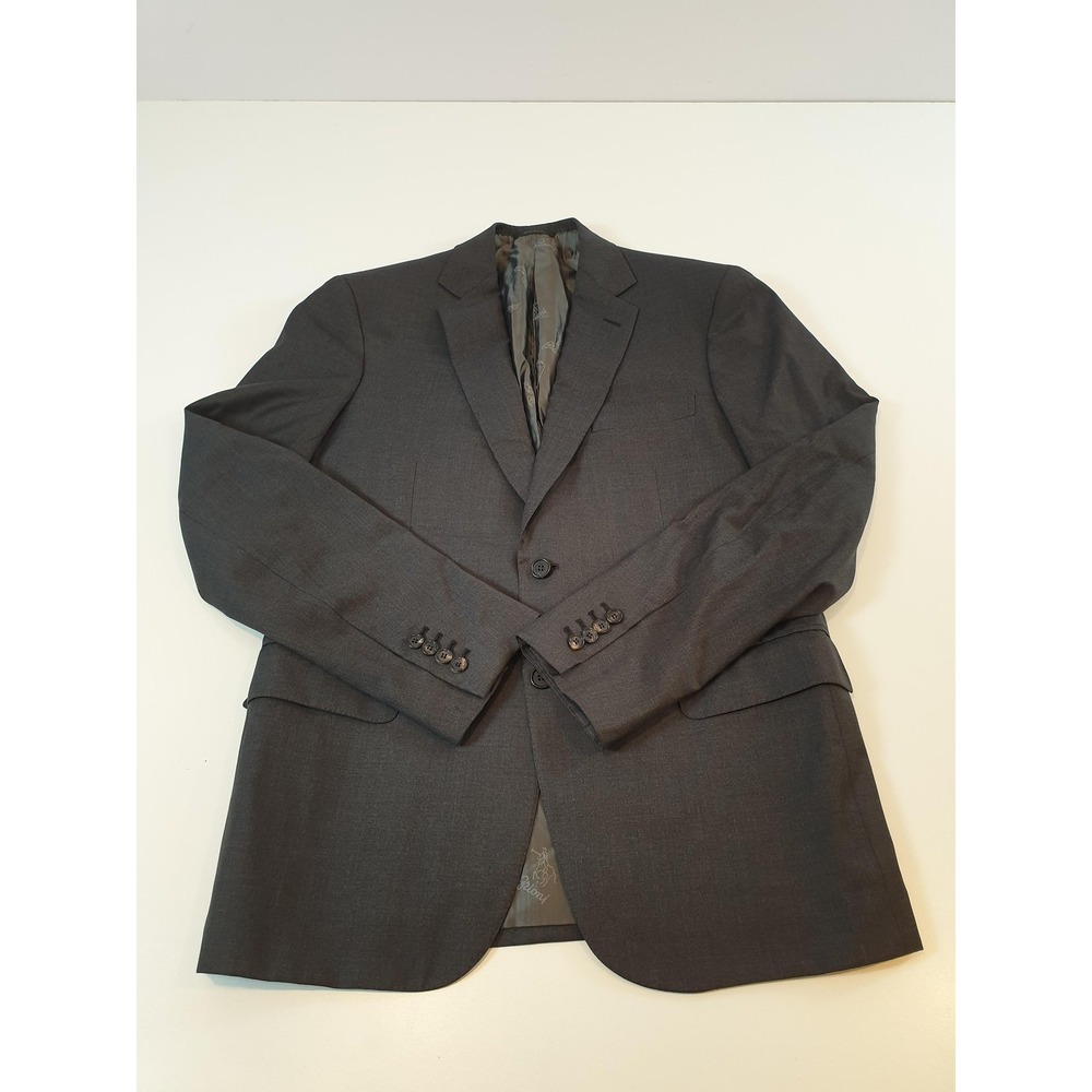 Brioni Wool Nm Colosse Sport Coat 40r Gray Wool M… - image 1